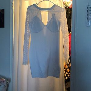 Brand new white long sleeve white dress